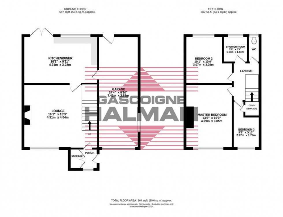 Floorplan for Hollymount Gardens, Stockport