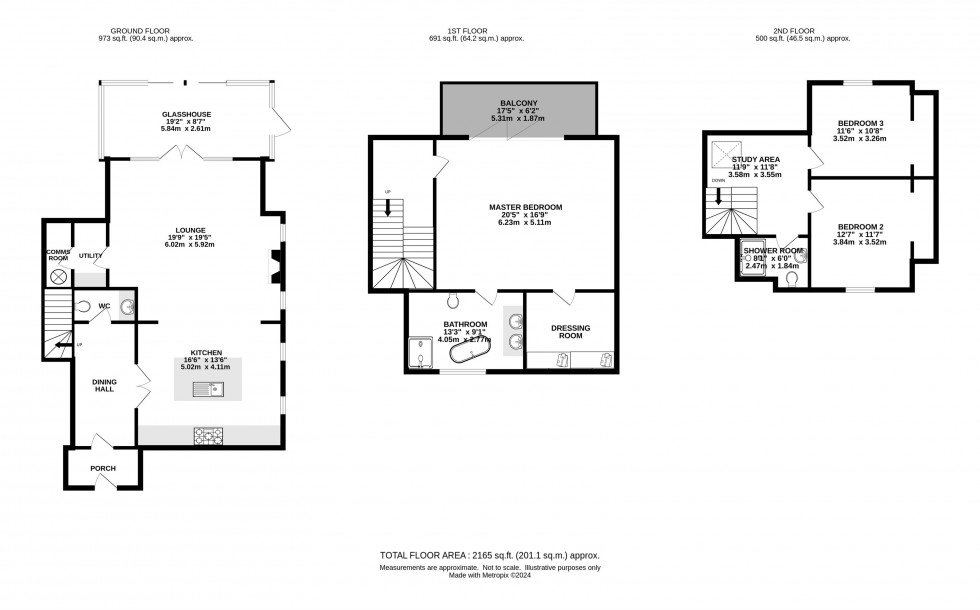 Floorplan for Willowmead Drive, Prestbury