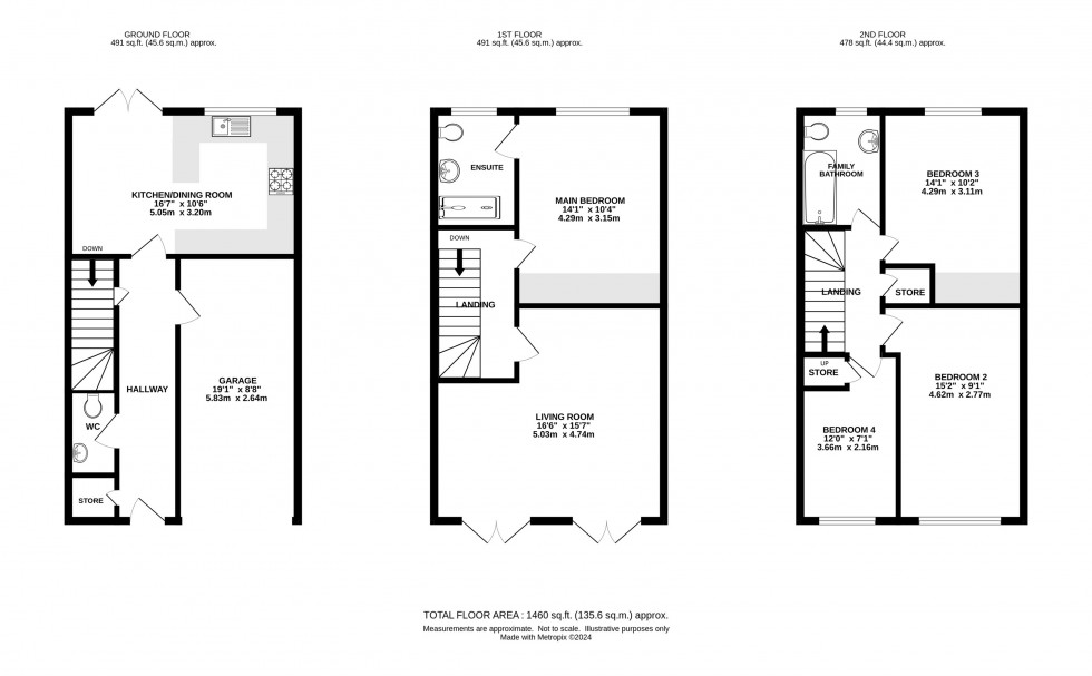 Floorplan for Cornock Place, Macclesfield