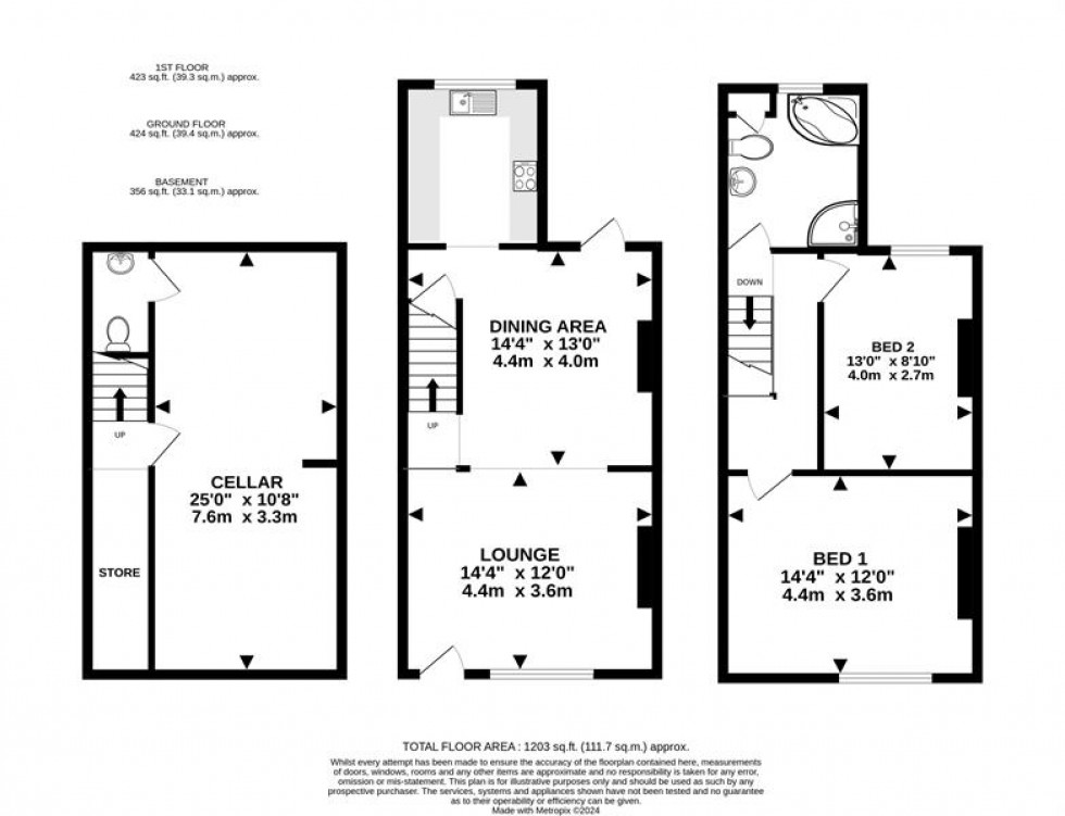 Floorplan for Moss Lane, Hale, Altrincham