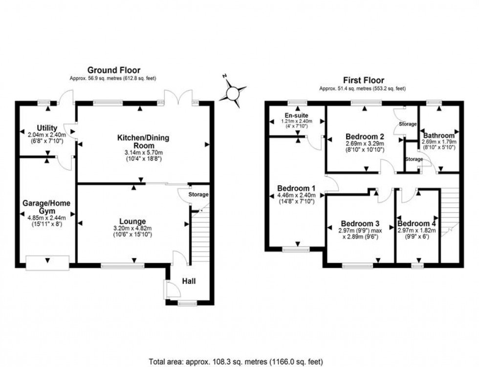 Floorplan for Arran Drive, Frodsham