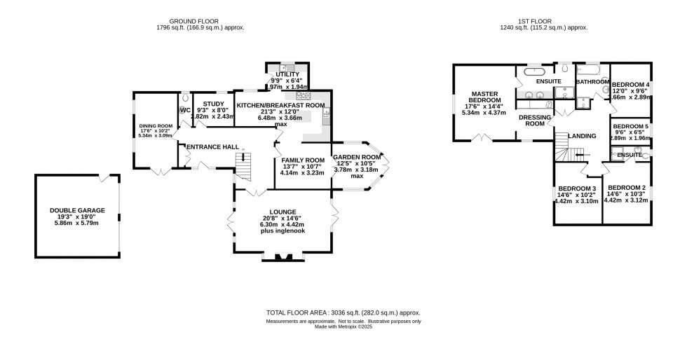 Floorplan for Castle Hill Court, Prestbury