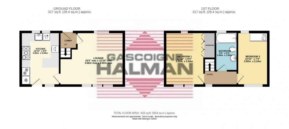 Floorplan for Hob Hill Meadows, Glossop