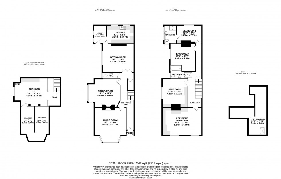 Floorplan for Chapel Lane, Wilmslow