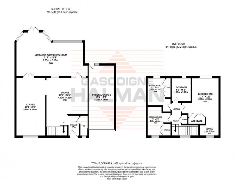 Floorplan for Gateacre Walk, Brooklands, Manchester