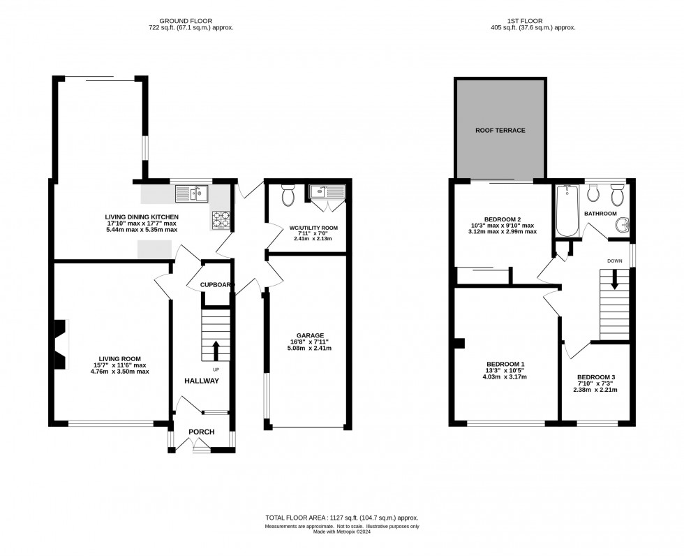 Floorplan for Mobberley Road, Knutsford