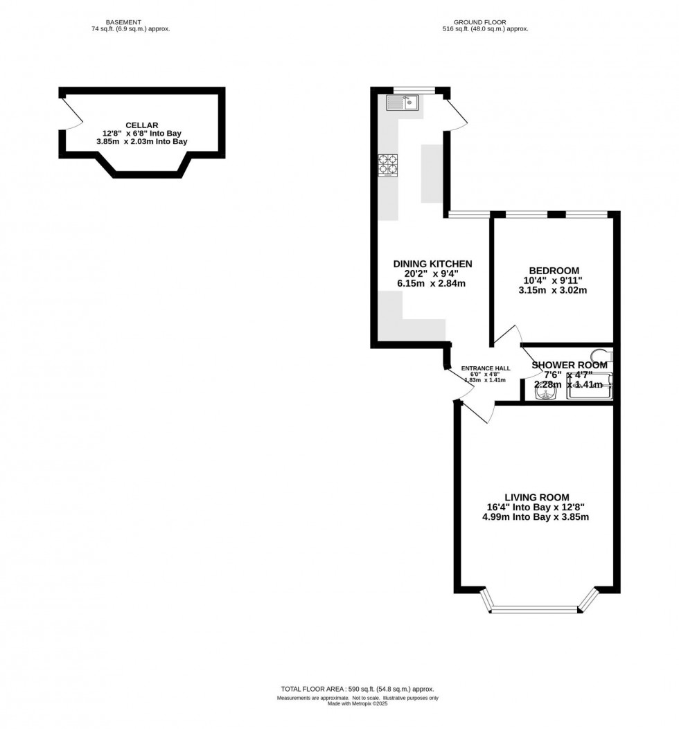 Floorplan for Burton Avenue, West Didsbury