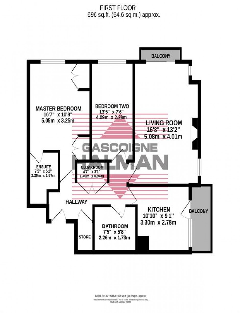 Floorplan for Glenbourne Park, Bramhall, Stockport