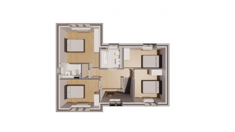 Floorplan for Dolly Wood Croft, Buxworth