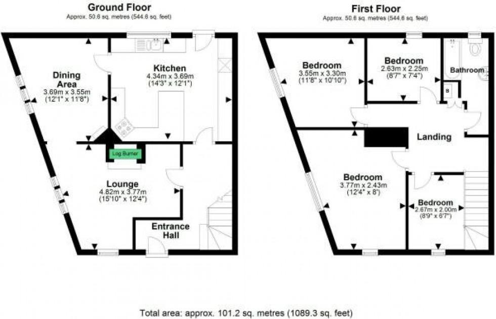 Floorplan for High Street, Tattenhall, Chester