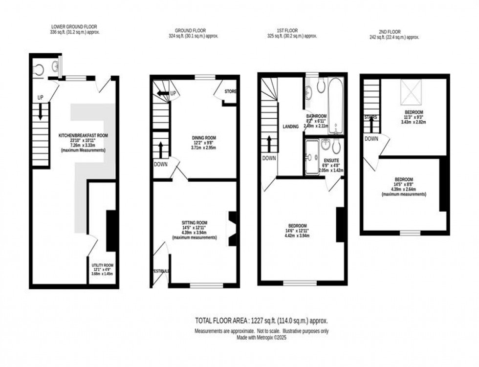 Floorplan for Macclesfield Road, Whaley Bridge, High Peak