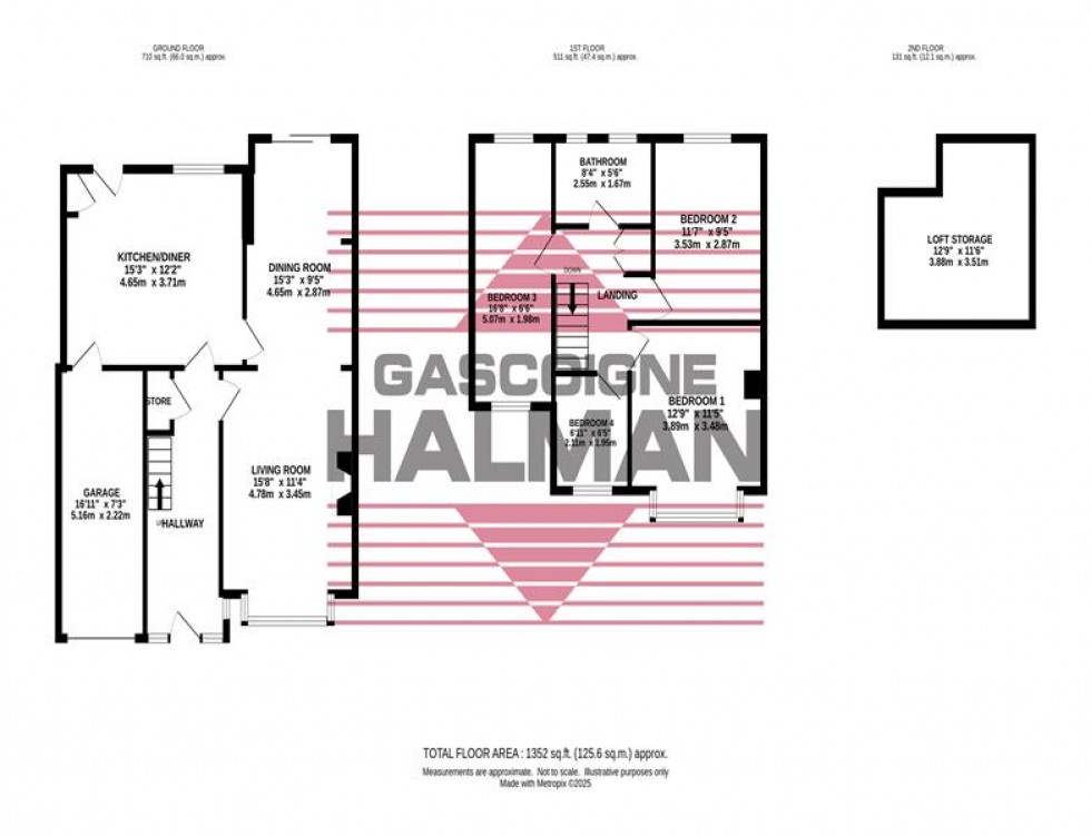 Floorplan for Meadway, Bramhall,