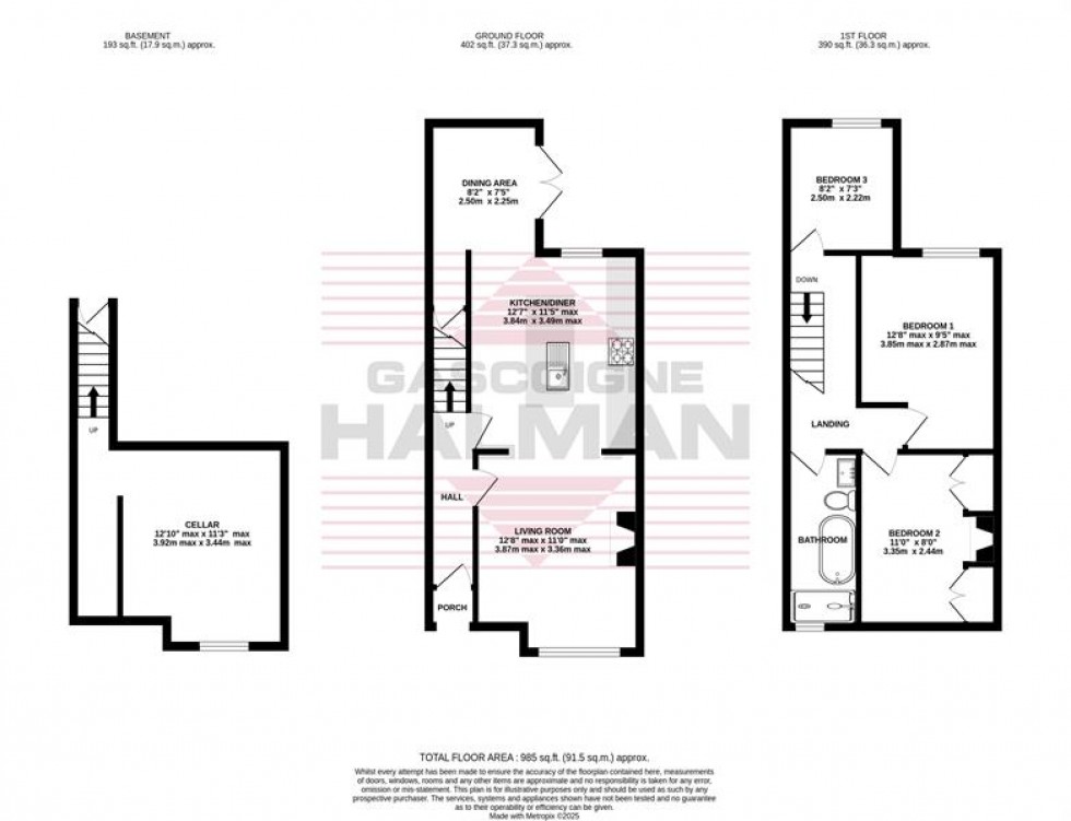 Floorplan for Ladybridge Road, Cheadle Hulme, Stockport