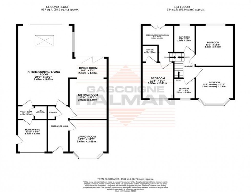 Floorplan for Maple Road, Brooklands