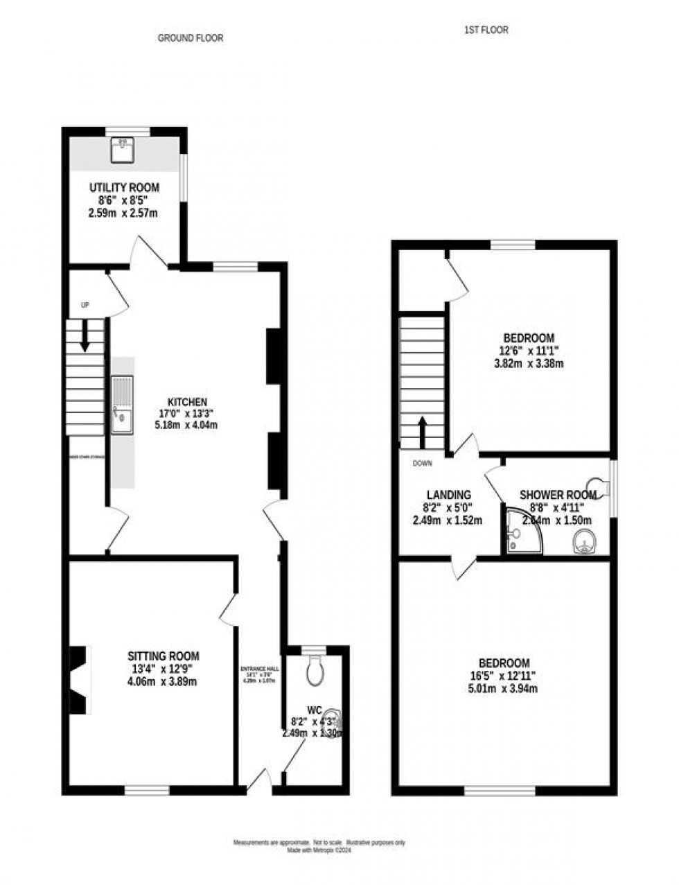 Floorplan for Bridgemont, Whaley Bridge, High Peak