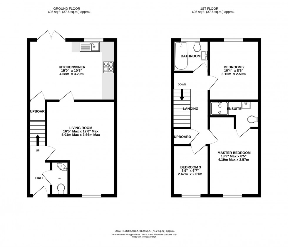 Floorplan for Ginkgo Grove, Somerford, Congleton