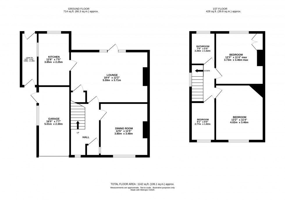 Floorplan for London Road, Stretton, Warrington