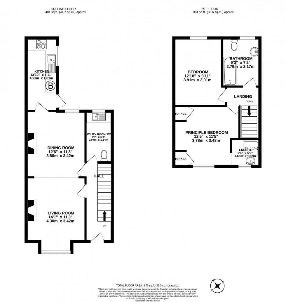 Floorplan for Elm Tree Road, Lymm