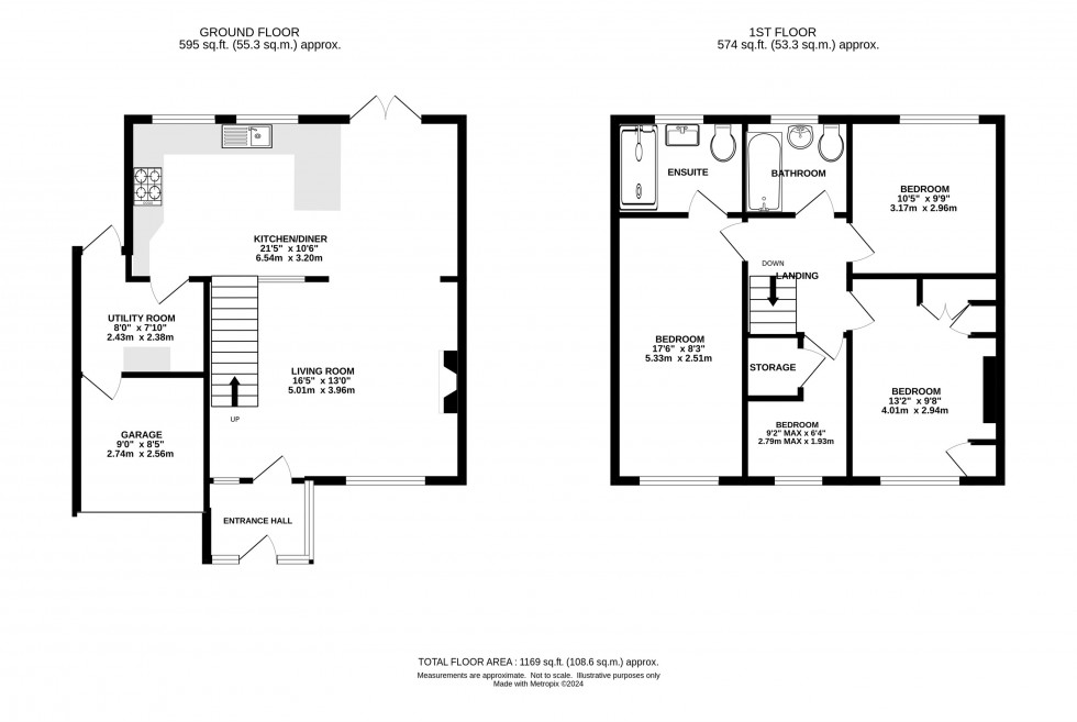 Floorplan for Mallard Close, Knutsford