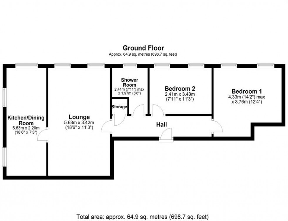 Floorplan for Kingsley Green, Kingsley Road, Frodsham