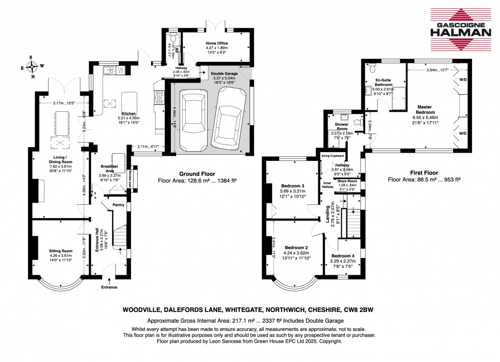 Floorplan for Dalefords Lane, Whitegate