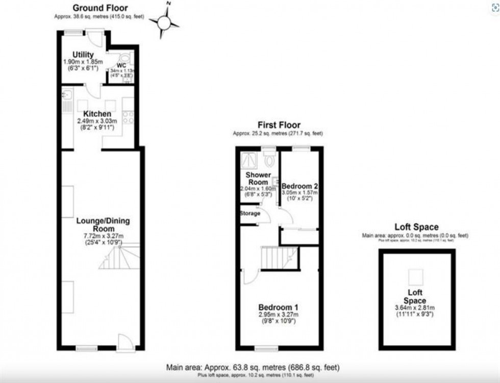 Floorplan for Warrington Road, Lymm