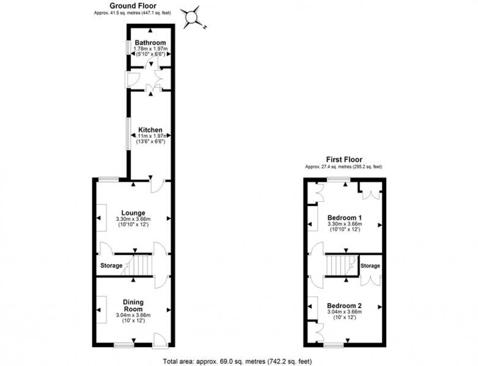 Floorplan for Moreton Terrace, Frodsham