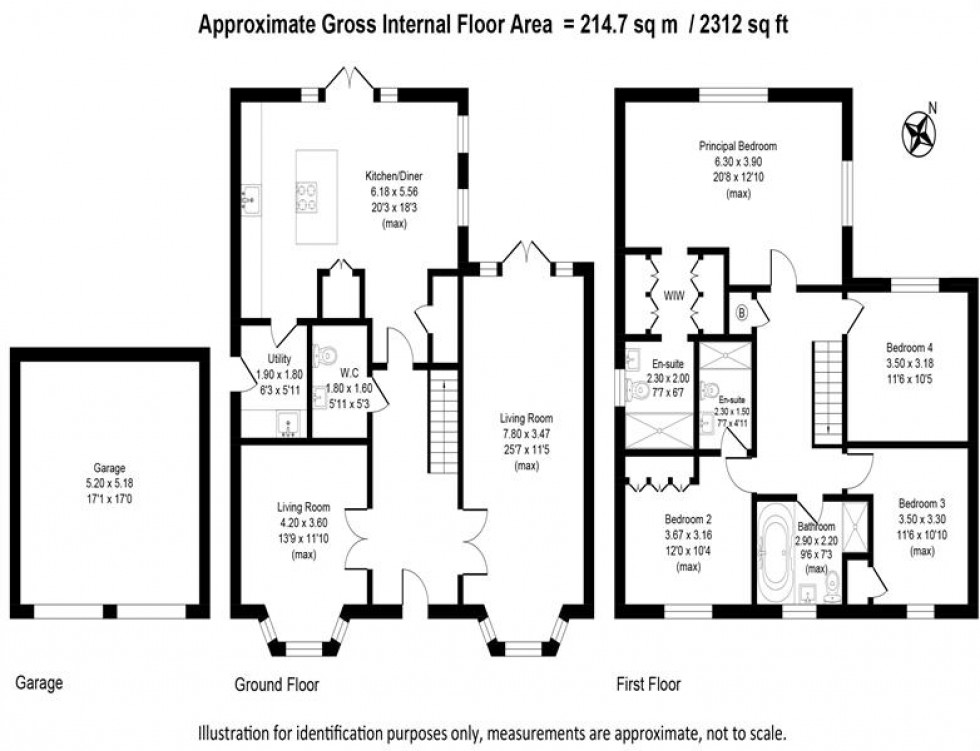 Floorplan for Woodyatt Way, Lymm