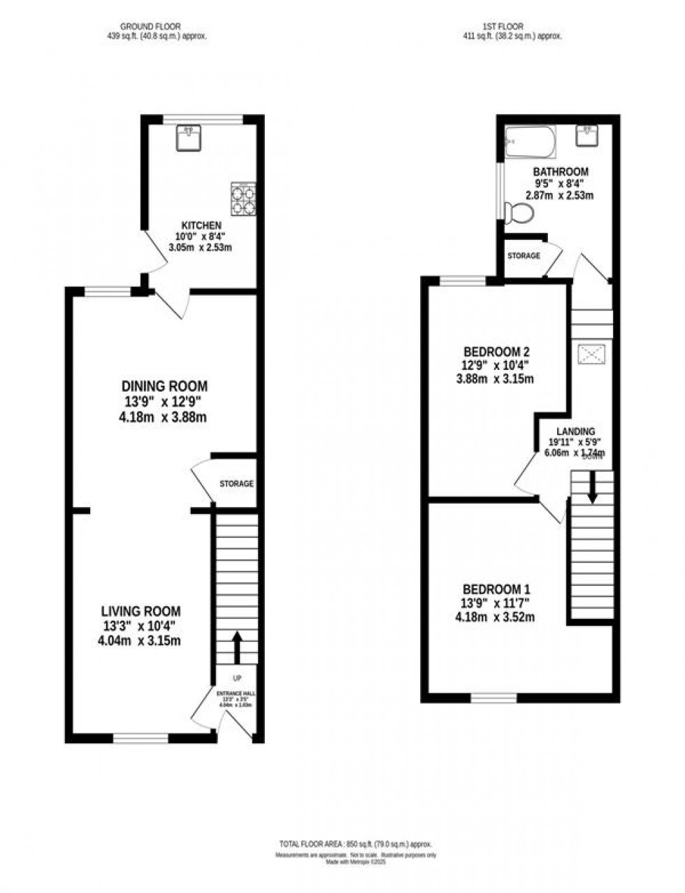 Floorplan for Allanson Road, Northenden