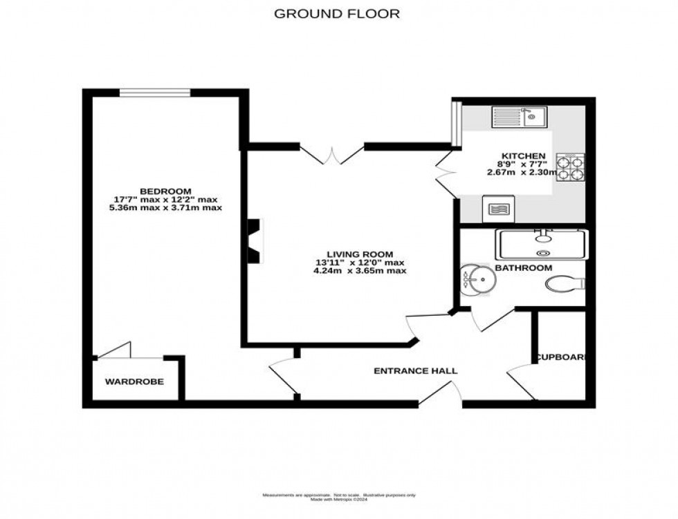 Floorplan for 35 Bernard Court, Chester Road, Holmes Chapel