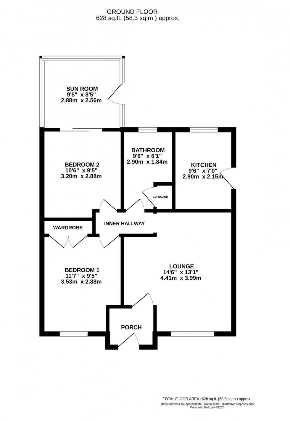 Floorplan for Holly Bank, Hollingworth, Hyde