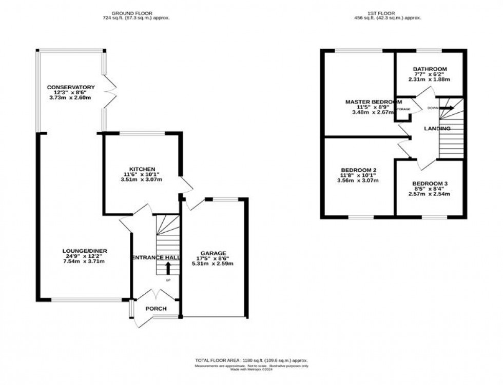 Floorplan for Kenilworth Road, Macclesfield