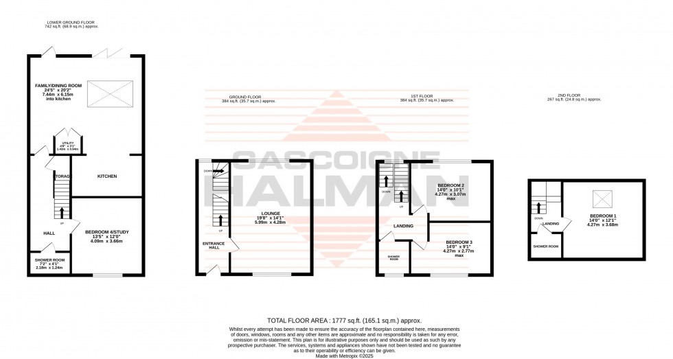 Floorplan for Plots 1- 3 117 Dane Road, Sale