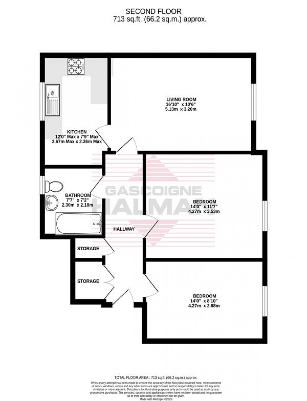 Floorplan for Starling Close, Sharston