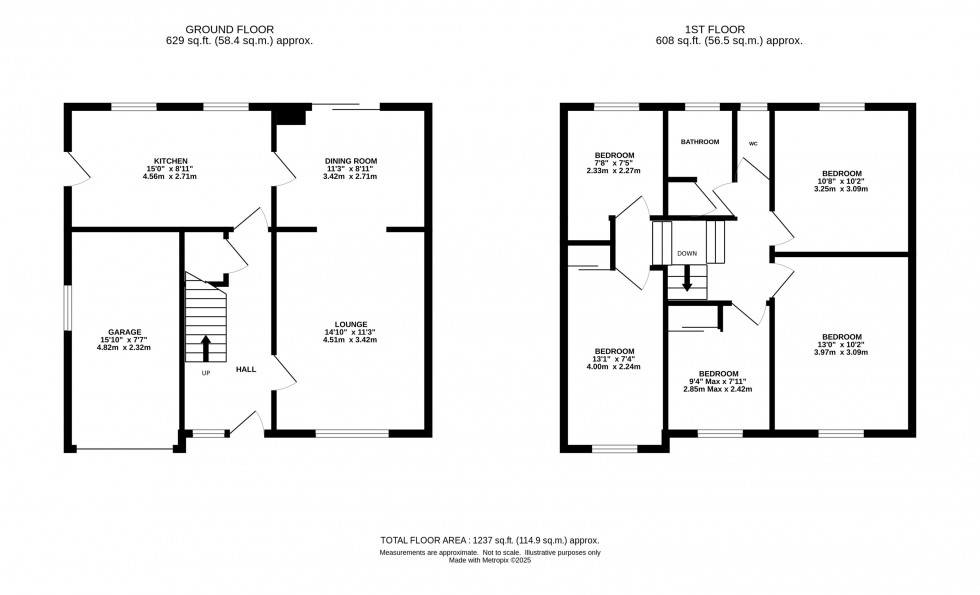 Floorplan for Parkland Close, Appleton Thorn, Warrington