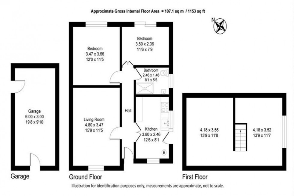 Floorplan for Cedarfield Road, Lymm