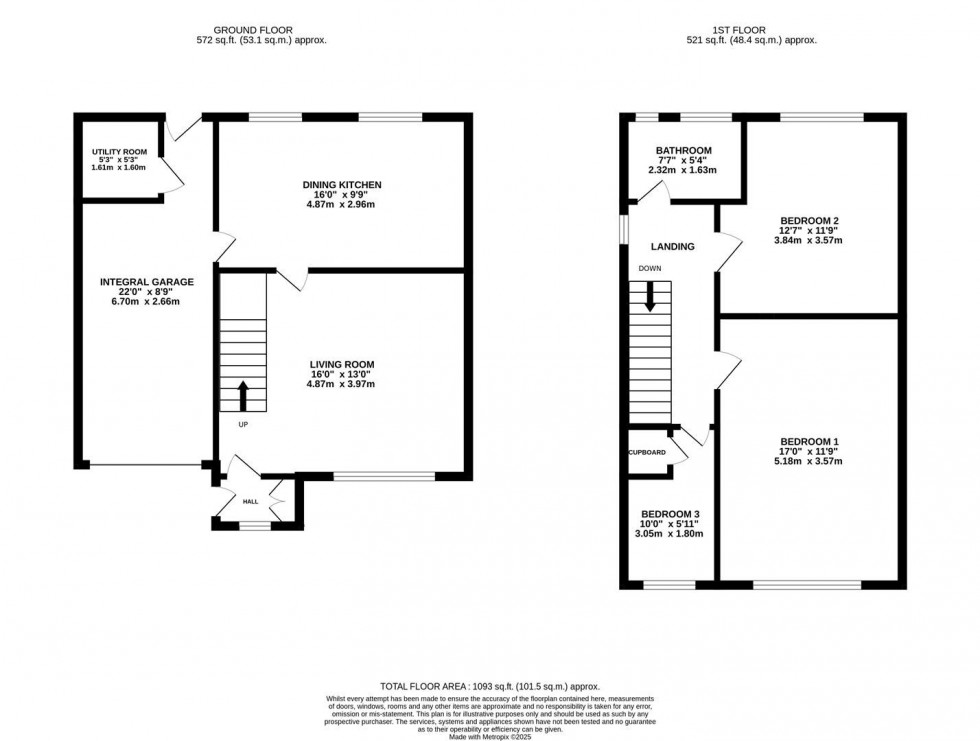 Floorplan for Deva Close, Poynton