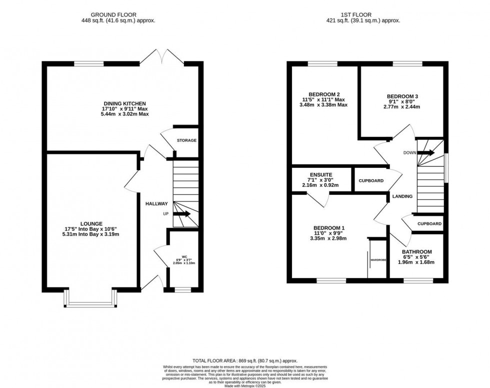 Floorplan for Twinkleton Road, Poynton