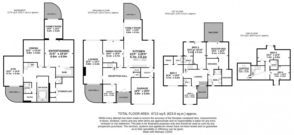 Floorplan for Barry Rise, Bowdon, Altrincham