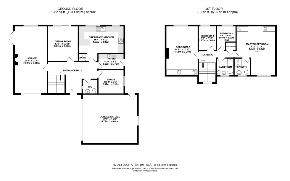 Floorplan for Willowmead Drive, Prestbury, Macclesfield