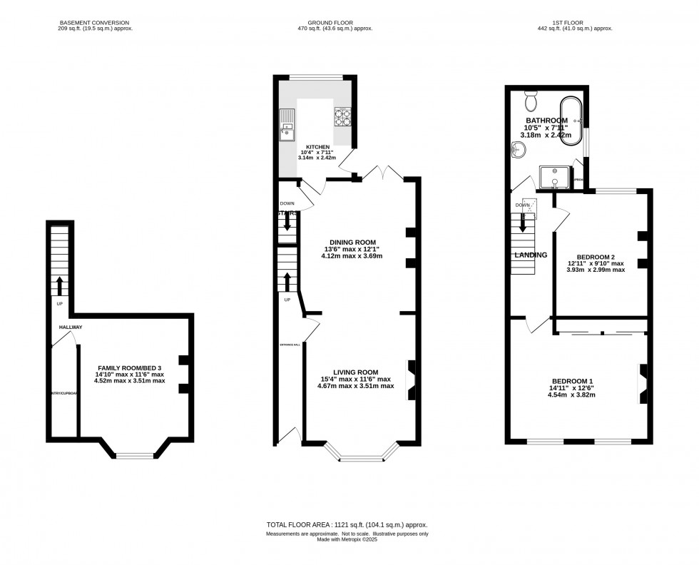 Floorplan for Bexton Road, Knutsford