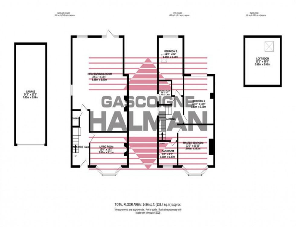 Floorplan for Glandon Drive, Cheadle Hulme, Cheadle