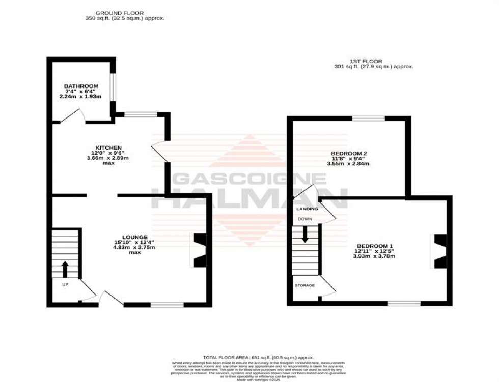 Floorplan for St. Anns Street, Sale