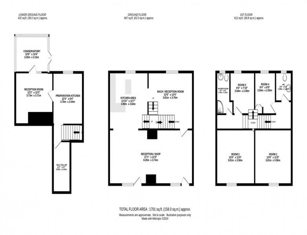 Floorplan for Canal Street, Whaley Bridge, High Peak