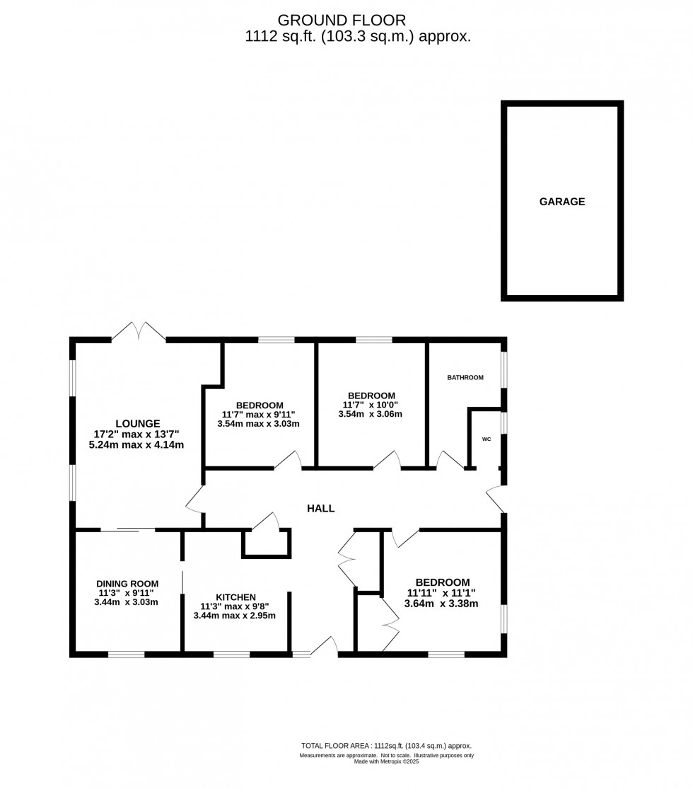 Floorplan for Goose Lane, Hatton, Warrington