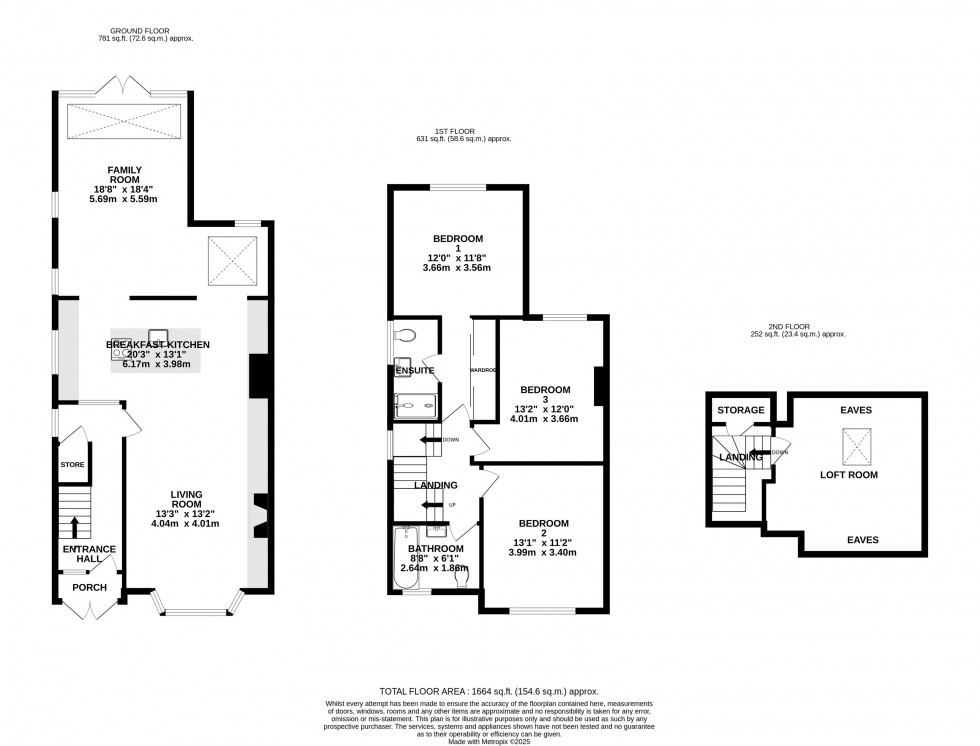 Floorplan for Lacey Green, Wilmslow