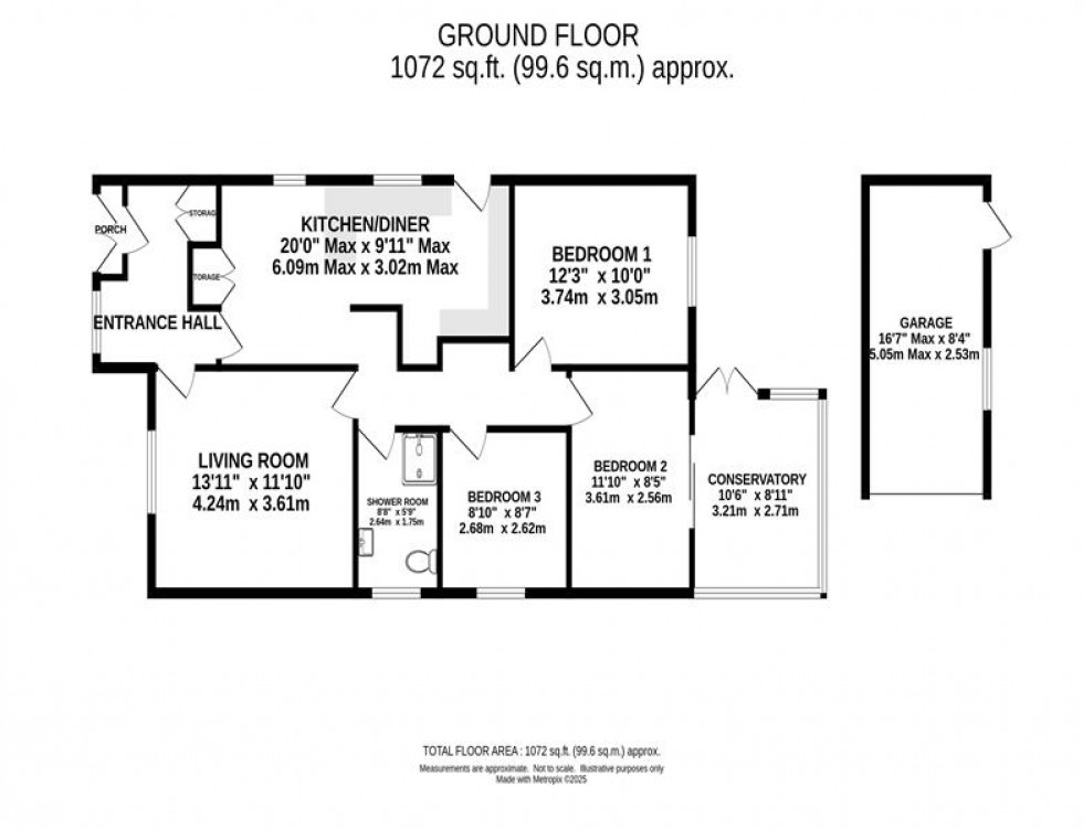 Floorplan for Shaftesbury Avenue, Timperley, Altrincham