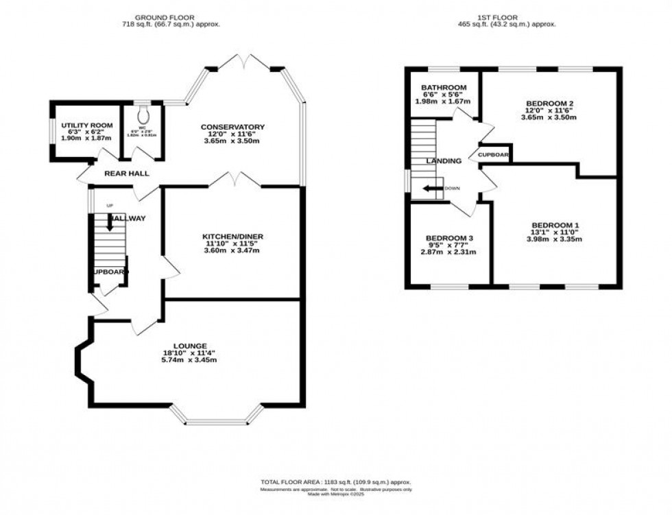 Floorplan for Gawsworth Road, Macclesfield