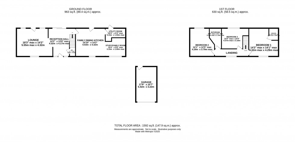 Floorplan for Chester Road, Woodford