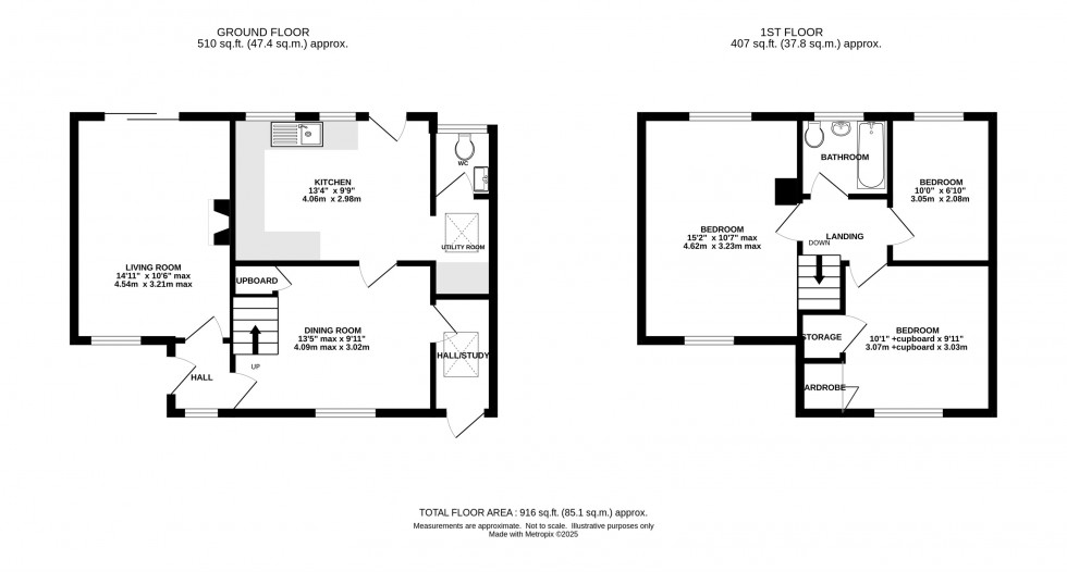 Floorplan for Northway, Holmes Chapel